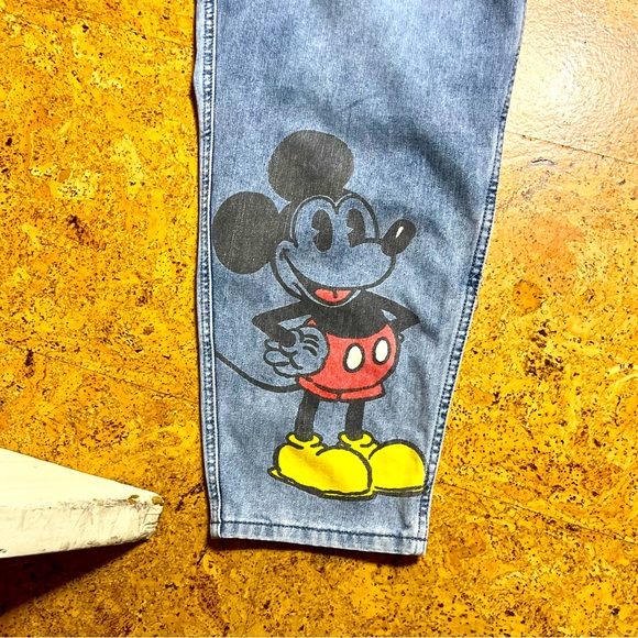 Disney Her Universe Mickey & Minnie Paperbag Drawstring Jeans Sz XL - Picture 7 of 16
